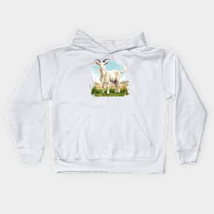 White Goat Kids Hoodie